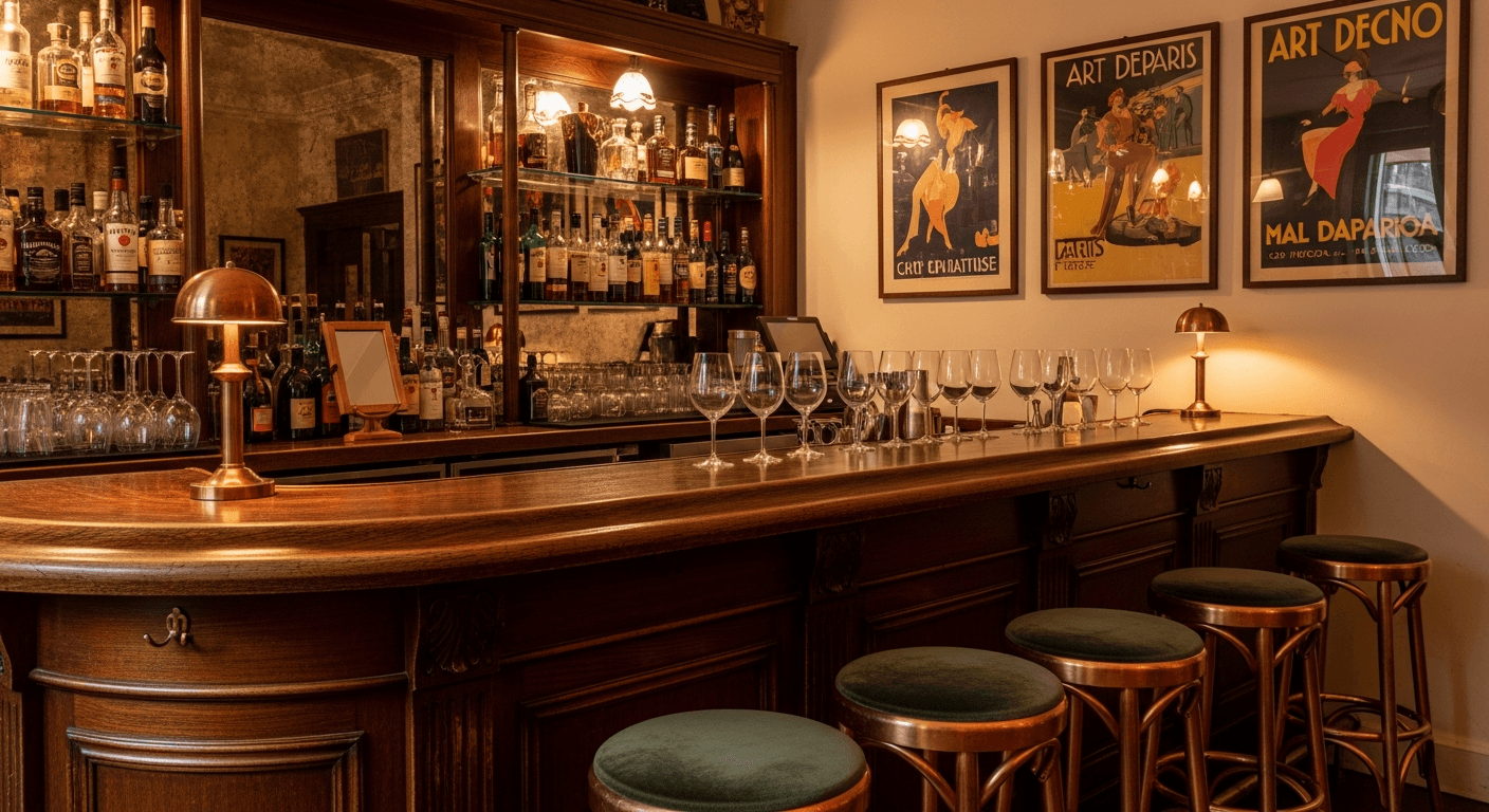 Déco bar vintage : 8 idées pour une ambiance bistrot parisien